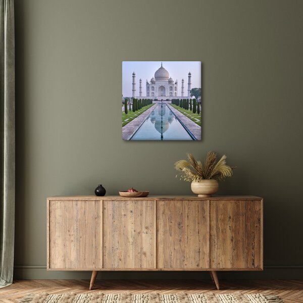 Obraz - Taj Mahal za východu slunce (30x30 cm)
