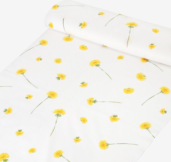 Goldea bavlněné plátno - pampelišky 160 cm