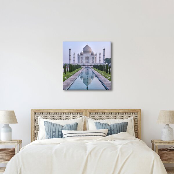 Obraz - Taj Mahal za východu slunce (30x30 cm)