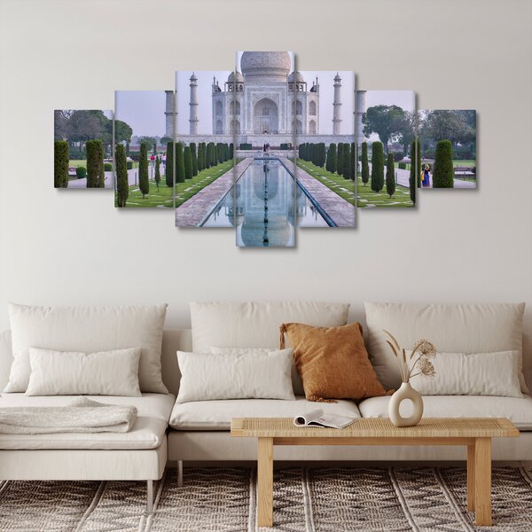 Obraz - Taj Mahal za východu slunce (210x100 cm)