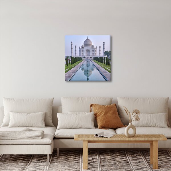 Obraz - Taj Mahal za východu slunce (30x30 cm)