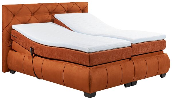 POSTEL BOXSPRING, 180/200 cm, koňaková MID.YOU - Manželské postele, Online Only