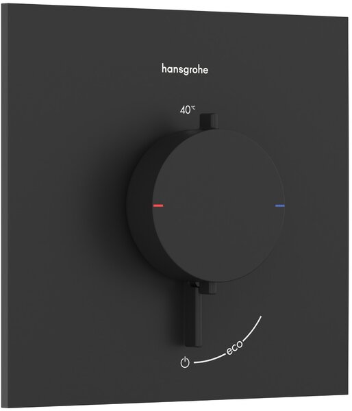 Hansgrohe Ecostat Comfort E sprchová baterie pod omítku s termostatem černá 33710670