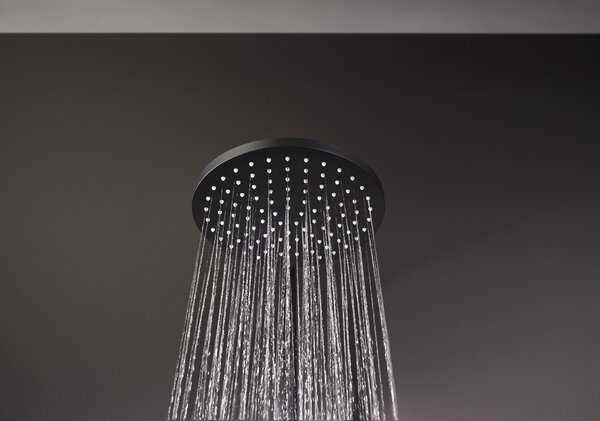 Hansgrohe Vernis Blend sprchová sada na stěnu s dešťovou sprchou černá 26272670