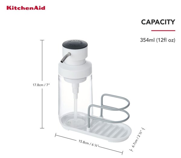 Dávkovač saponátu s držákem náčiní KitchenAid KEG887OSWH