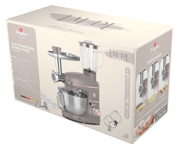Kuchyňský robot s mlýnkem a mixérem 1500 W Taupe Collection