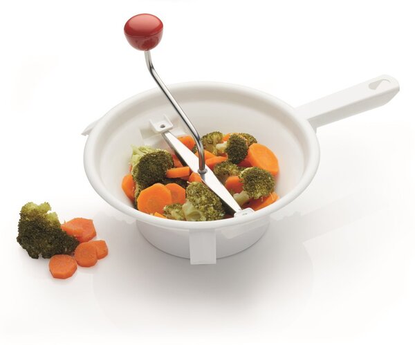 Ruční pasírovač KitchenCraft s 3 nástavci KCBABYMILL