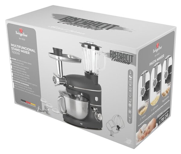 Kuchyňský robot s mlýnkem a mixérem 1500 W Antracit Collection