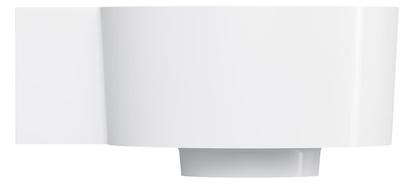 Omnires Ovo M+ umyvadlo 33x34 cm rohové klasický-na pult lesk OVO335UWLBP