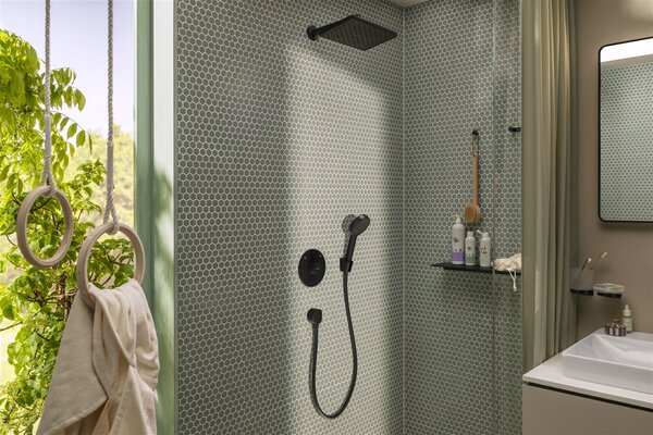 Hansgrohe Activera Q sprchová hlavice 29x18 cm obdélníkový černá 28739670
