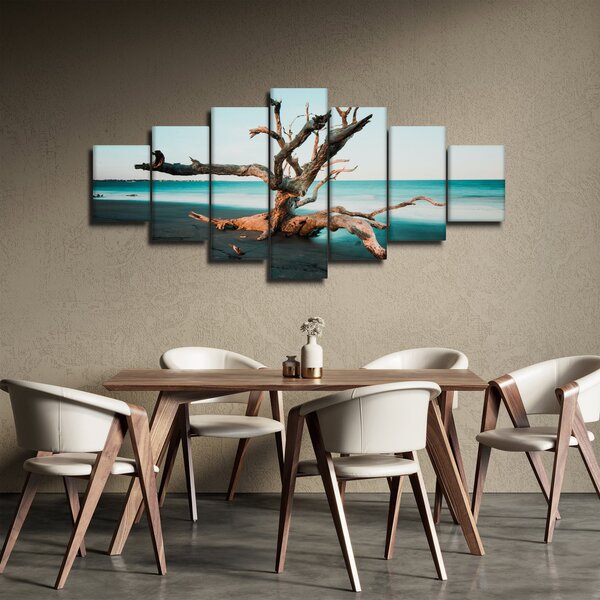 Obraz - Vyplaveno na pláži (210x100 cm)