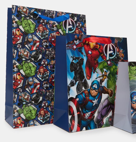 Sinsay - Dárkové tašky Marvel 3 pack - vícebarevná