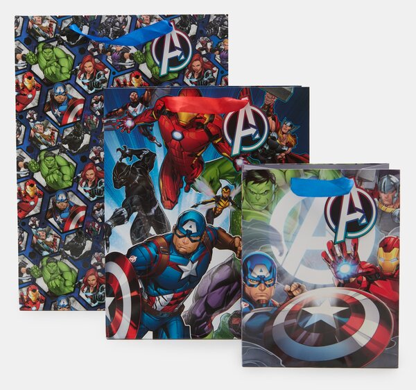 Sinsay - Dárkové tašky Marvel 3 pack - vícebarevná