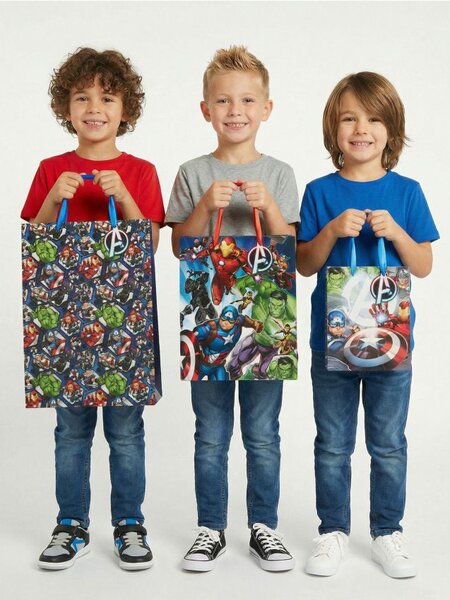 Sinsay - Dárkové tašky Marvel 3 pack - vícebarevná