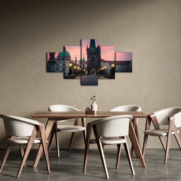 Obraz - Na Karlově mostě (125x70 cm)