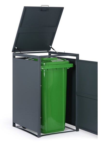 Přístřešek na popelnici 240 l, 1160 x 695 x 800 mm