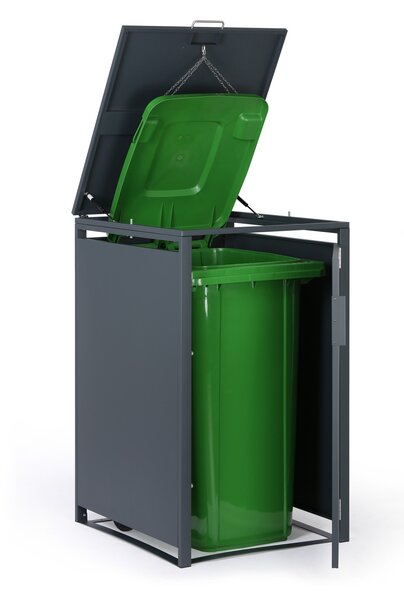 Přístřešek na popelnici 240 l, 1160 x 695 x 800 mm