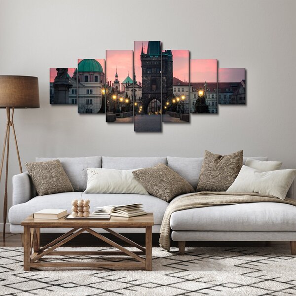 Obraz - Na Karlově mostě (210x100 cm)