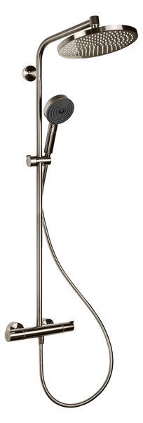 Hansgrohe Crometta sada koupelnových doplňků na stěnu s termostatem s dešťovou sprchou || 88002390