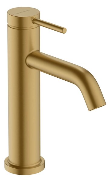 Hansgrohe Crometta sada koupelnových doplňků na stěnu s termostatem s dešťovou sprchou zlatá 88002389