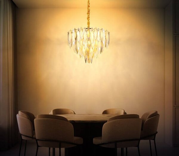 Globo Lighting Elinor závěsné svítidlo x40 W zlatá 64136H
