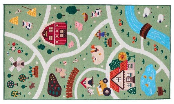 Livarno® Dětský koberec, 75 x 133 cm (farma) (100398593001)
