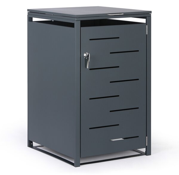 Přístřešek na popelnici 240 l, 1160 × 695 × 800 mm, uzamykatelný