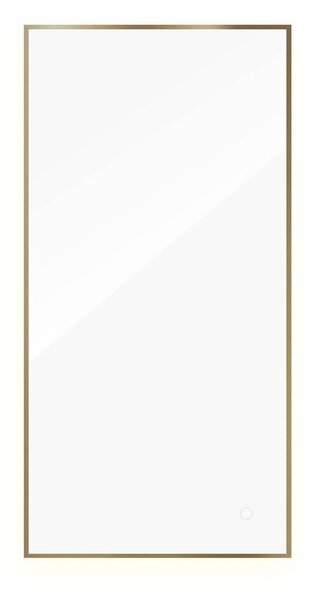 Oltens Nordlis zrcadlo 60x120 cm obdélníkový s osvětlením s vyhřívací podložkou 64112510