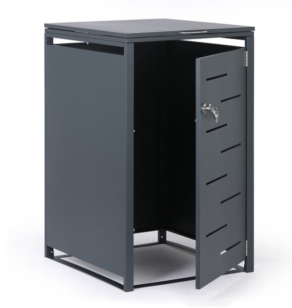 Přístřešek na popelnici 240 l, 1160 × 695 × 800 mm, uzamykatelný