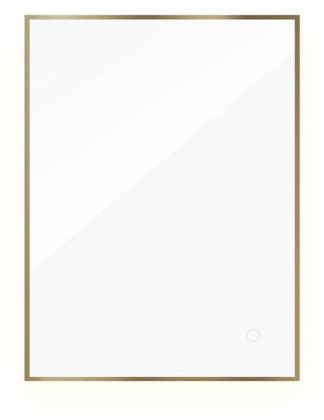 Oltens Nordlis zrcadlo 60x80 cm obdélníkový s osvětlením s vyhřívací podložkou 64115510