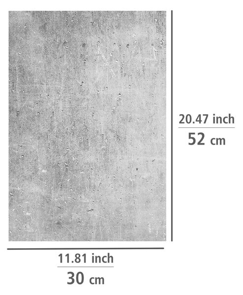 Kryty na sporák z tvrzeného skla v sadě 2 ks 52x30 cm Concrete – Allstar