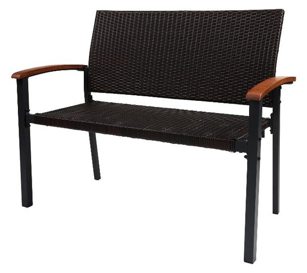 Livarno® Zahradní lavice Valencia, hnědá (100400872)
