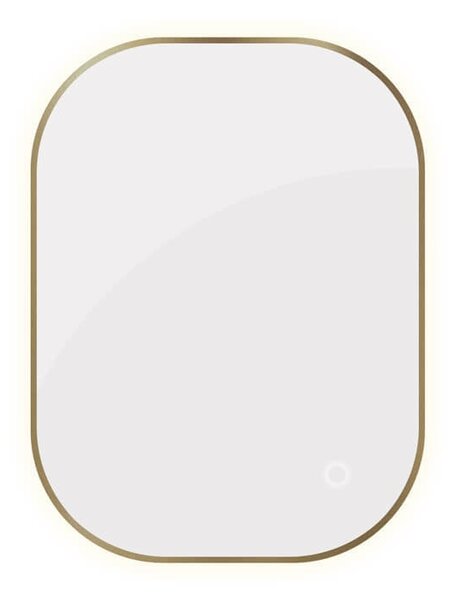 Oltens Nordlis zrcadlo 60x80 cm obdélníkový s osvětlením s vyhřívací podložkou 64126510