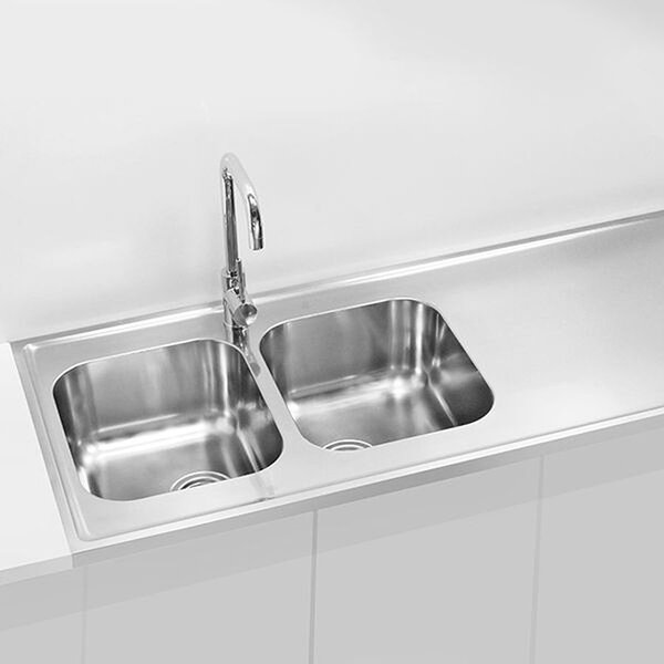 Alveus Classic Pro ocelový dřez 140x60 cm ocel 1132129
