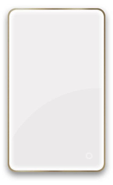 Oltens Nordlis zrcadlo 60x100 cm obdélníkový s osvětlením s vyhřívací podložkou 64117510