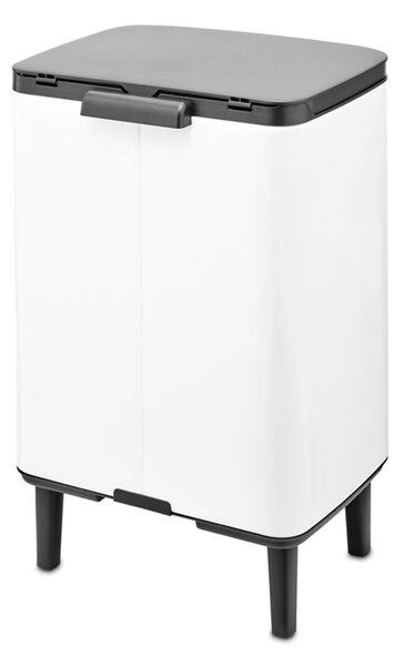 Brabantia dotykový odpadkový koš Bo Hi - 12 L, bílá
