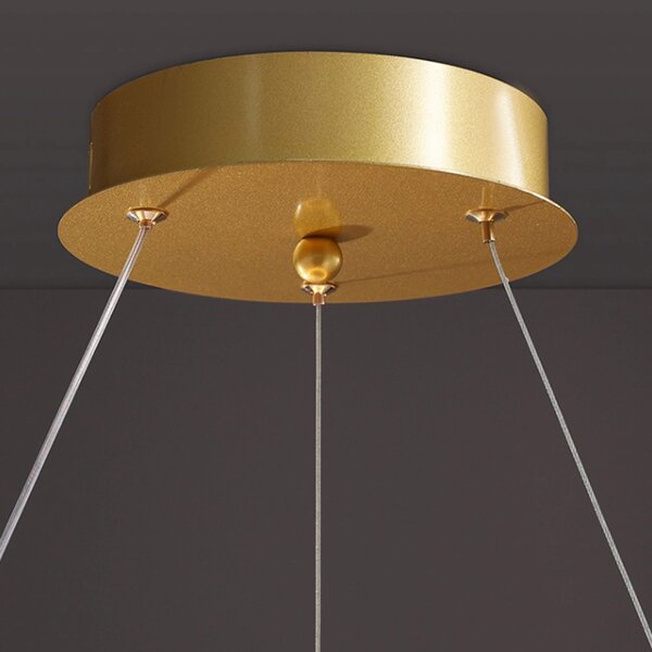 Toolight Závěsné svítidlo s APP1189-CP Gold 40cm