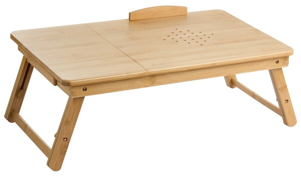 Skládací stolek na notebook ORGE Světle hnědá 57 cm 35 cm