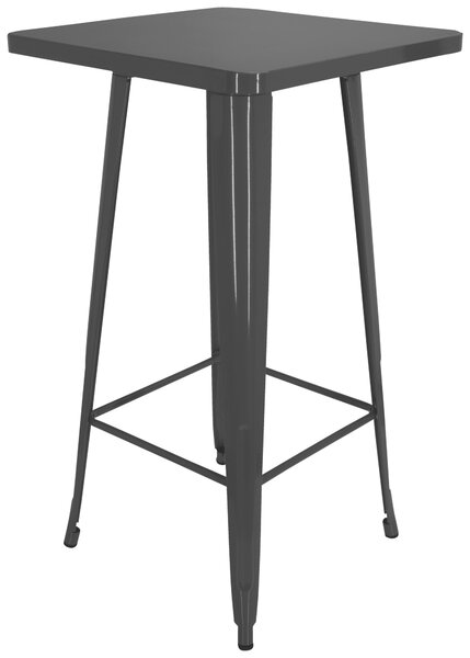 BAROVÝ STŮL, černá, 60/60/103,5 cm MID.YOU - Barové stoly, Online Only