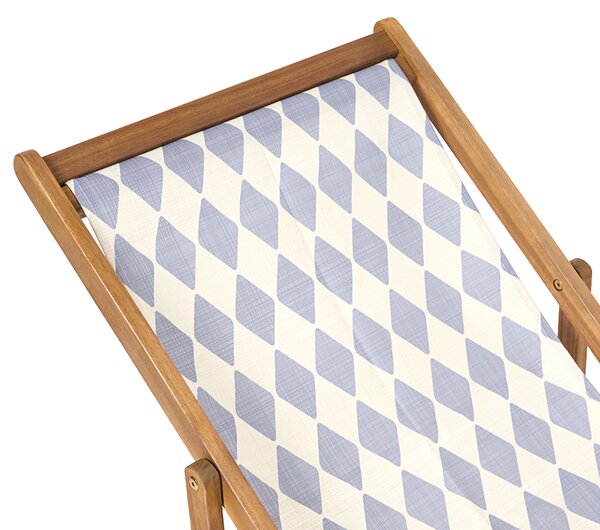 Sada 2 náhradních potahů na lehátko ANZIO/AVELLINO 113 x 44 cm Šedá