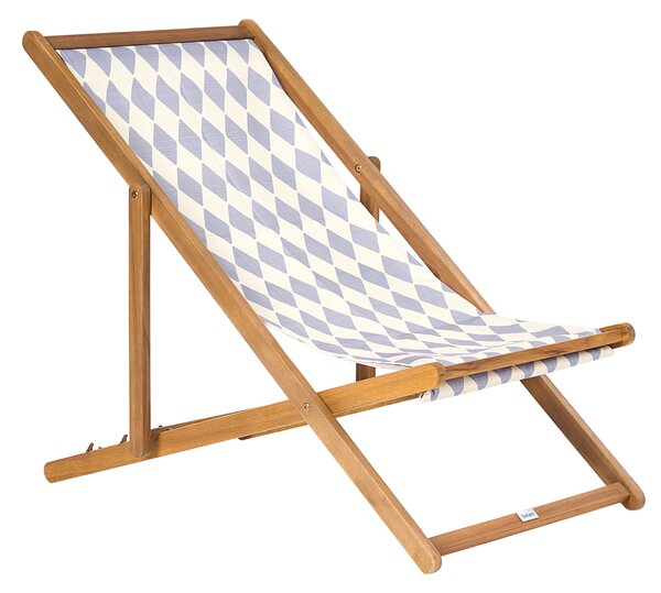 Sada 2 náhradních potahů na lehátko ANZIO/AVELLINO 113 x 44 cm Šedá