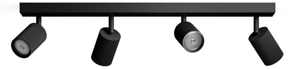 Wyatt LED bodové svítidlo 4x5W, AC 220–240, černá