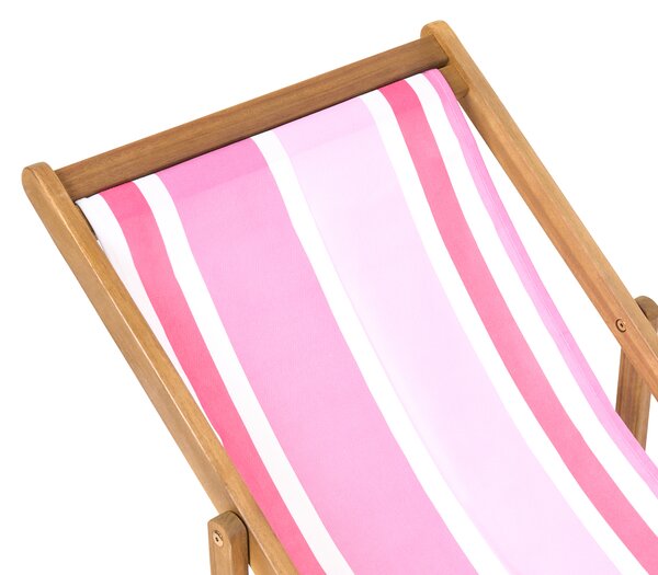 Sada 2 náhradních potahů na lehátko ANZIO/AVELLINO 113 x 44 cm Růžová