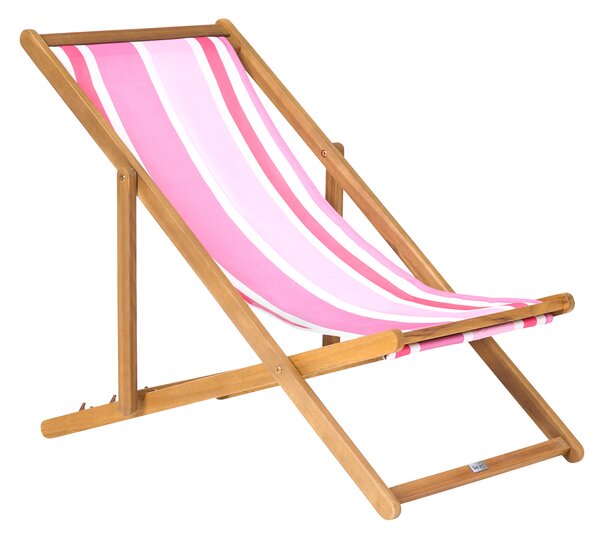 Sada 2 náhradních potahů na lehátko ANZIO/AVELLINO 113 x 44 cm Růžová