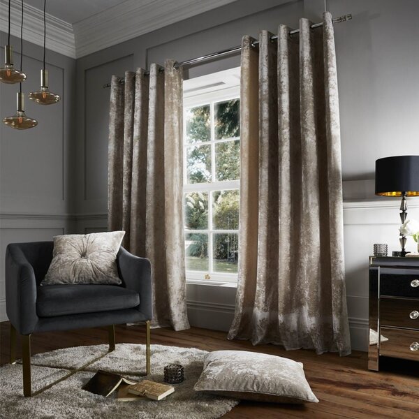 Dekorační polštář 45x45 cm Crushed Velvet Diamante – Catherine Lansfield