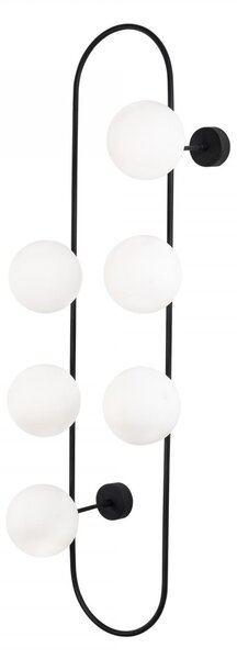 Opviq Nástěnná lampa Abekus bílá/černá