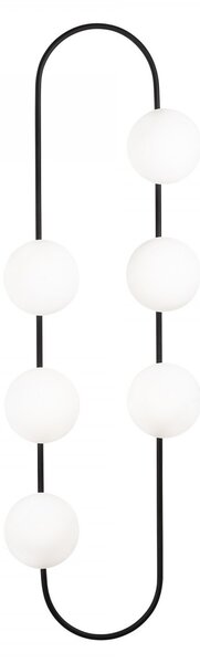 Opviq Nástěnná lampa Abekus bílá/černá