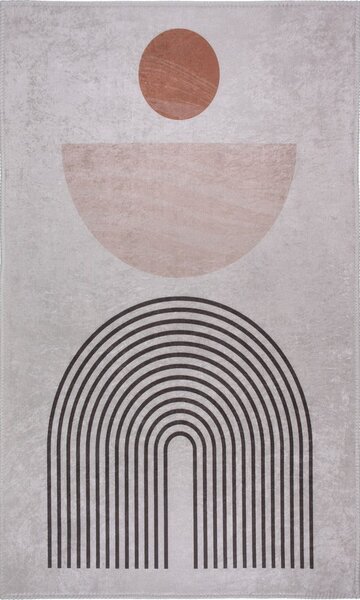 Krémový pratelný koberec 50x80 cm – Vitaus