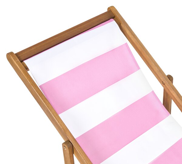 Sada 2 náhradních potahů na lehátko ANZIO/AVELLINO 113 x 44 cm Růžová