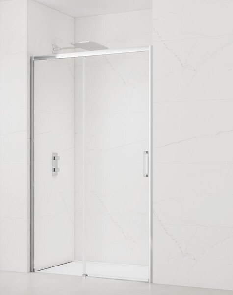 Sprchové dveře 100 cm, bezbariérový vstup, SAT TEX BB SATTEXDBB100CRT